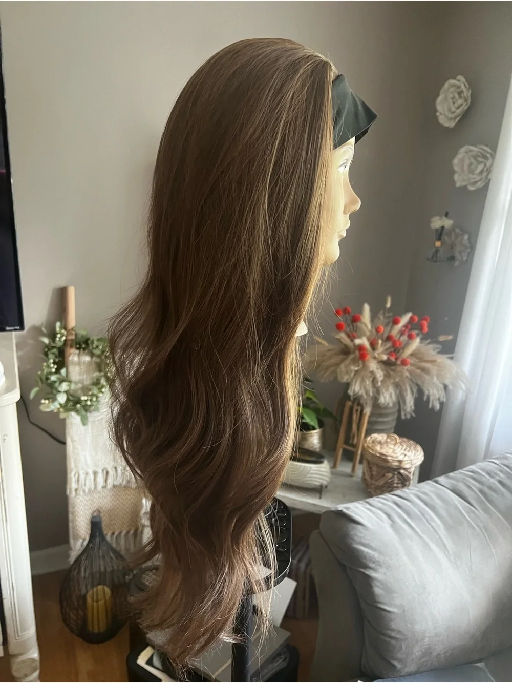 Sleek Black Twist Headband for Women